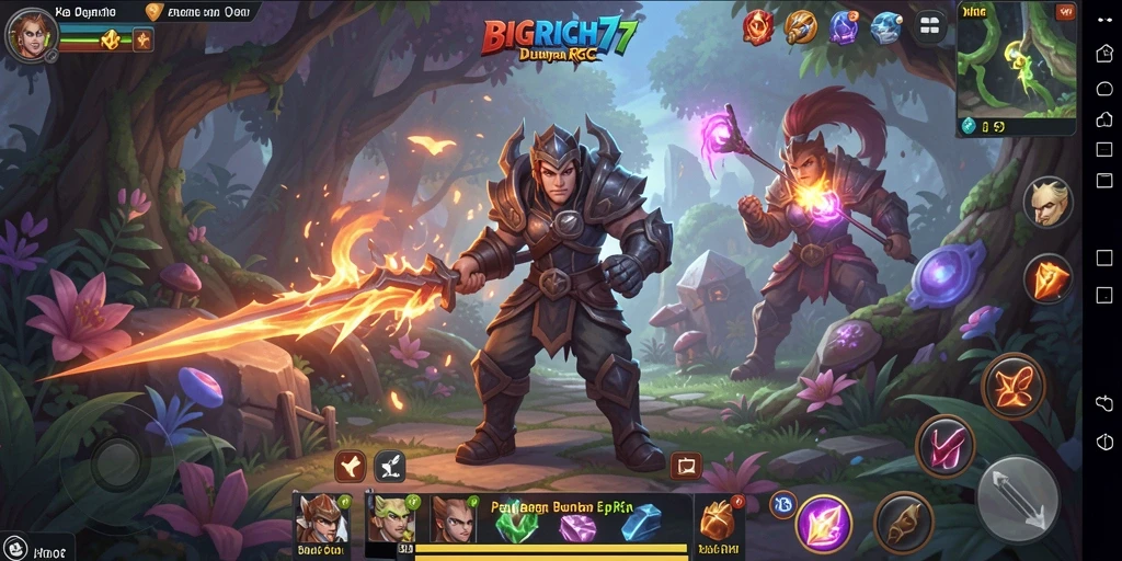 Gameplay menarik dari BIGRICH77 yang mengajak pemain bertarung di dunia RPG.