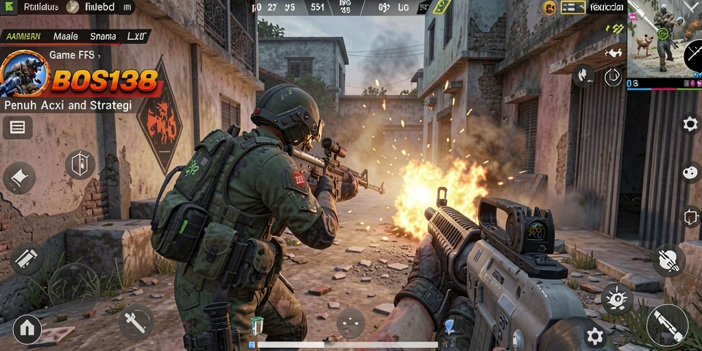 Gameplay dinamis dan aksi menegangkan dalam BOS138.