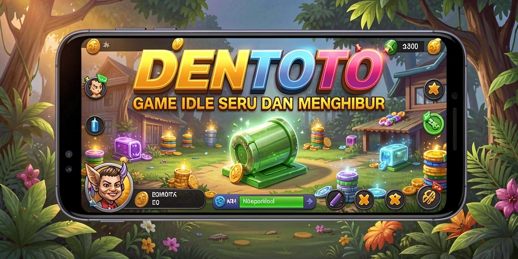 Screenshot gameplay DENTOTO yang menampilkan mekanik Idle yang menarik.