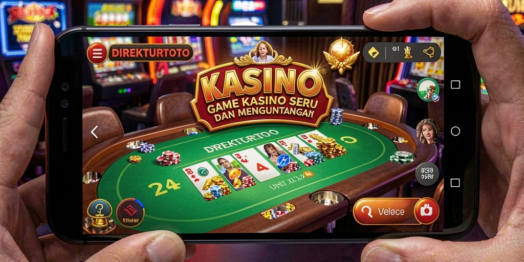 Tampilan gameplay menegangkan di DIREKTURTOTO dengan grafis menarik.