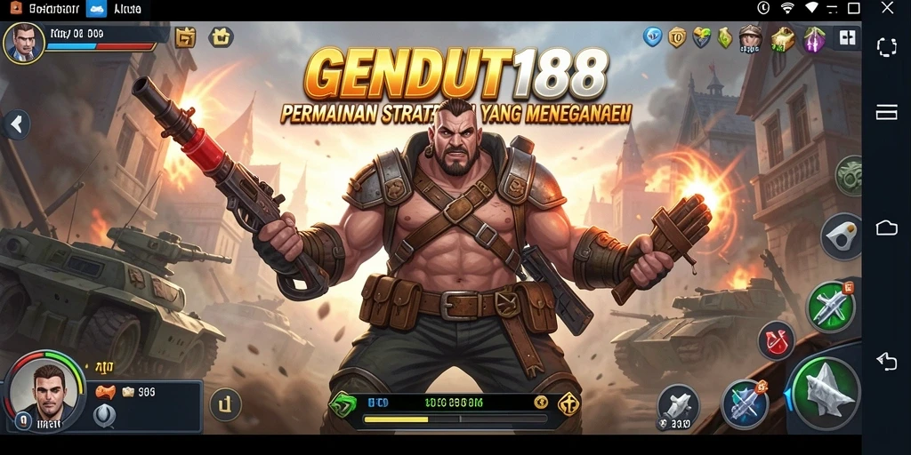 Tangkapan layar utama GENDUT188 yang menunjukkan gameplay strategi.