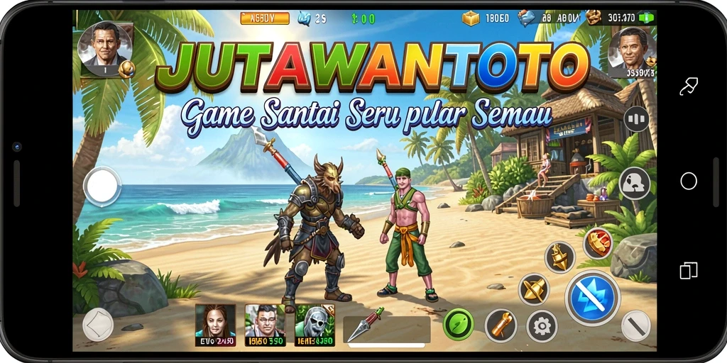 Screenshot gameplay JUTAWANTOTO yang menunjukkan keseruan bermain.