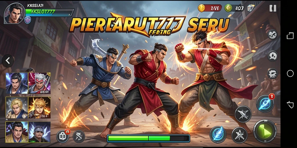Tampilan atraktif dari gameplay pertarungan KKSLOT777.
