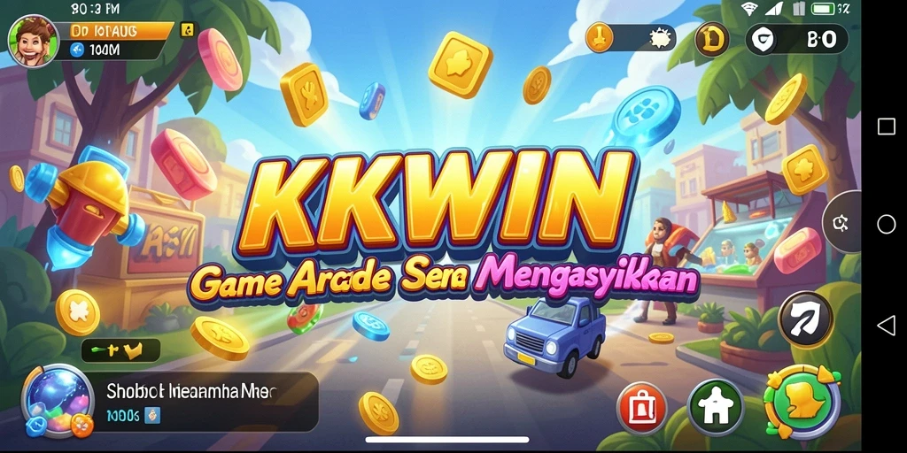 Tampilan gameplay menarik dari KKWIN yang penuh aksi.