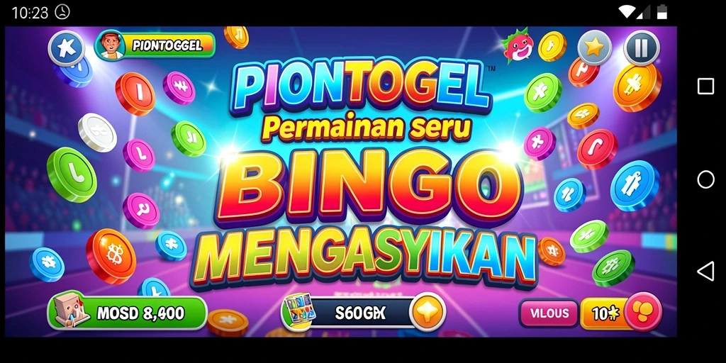Screenshot gameplay PIONTOGEL menampilkan suasana bingo yang seru.