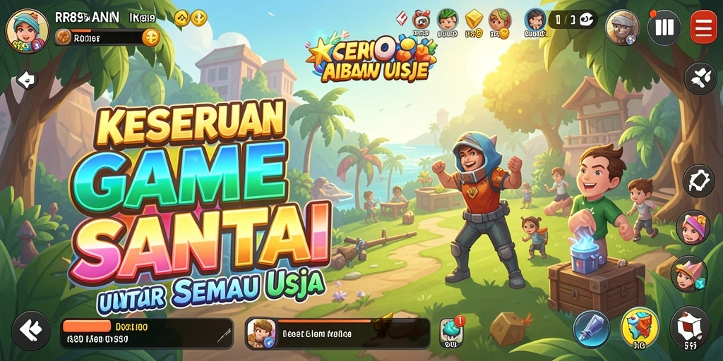 Tampilan gameplay menarik dan penuh warna dari <strong>RR89</strong>.