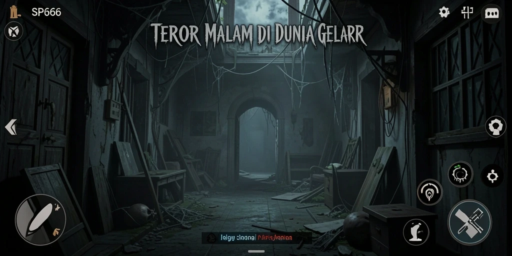 Gameplay SP666 yang menegangkan dengan suasana mencekam.