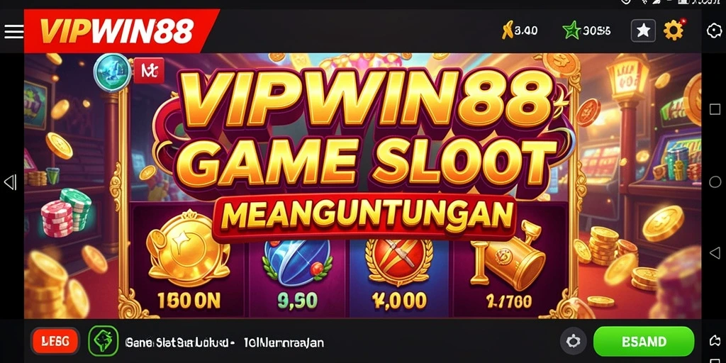 Screenshot utama VIPWIN88 menampilkan gameplay Slot yang mengasyikkan.